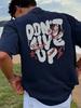Summer Fashion T-shirt Letter Printed Breathable Round Neck T-shirt Outdoor Sports Wear Casual Loose Cotton Tops Unisex