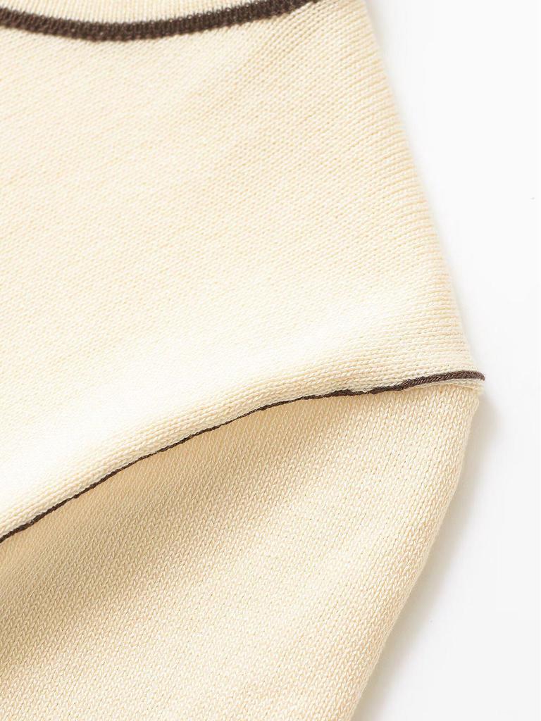 2025 Spring Women's Fashion: Versatile European & American Style Knitted Top - Short Sleeve