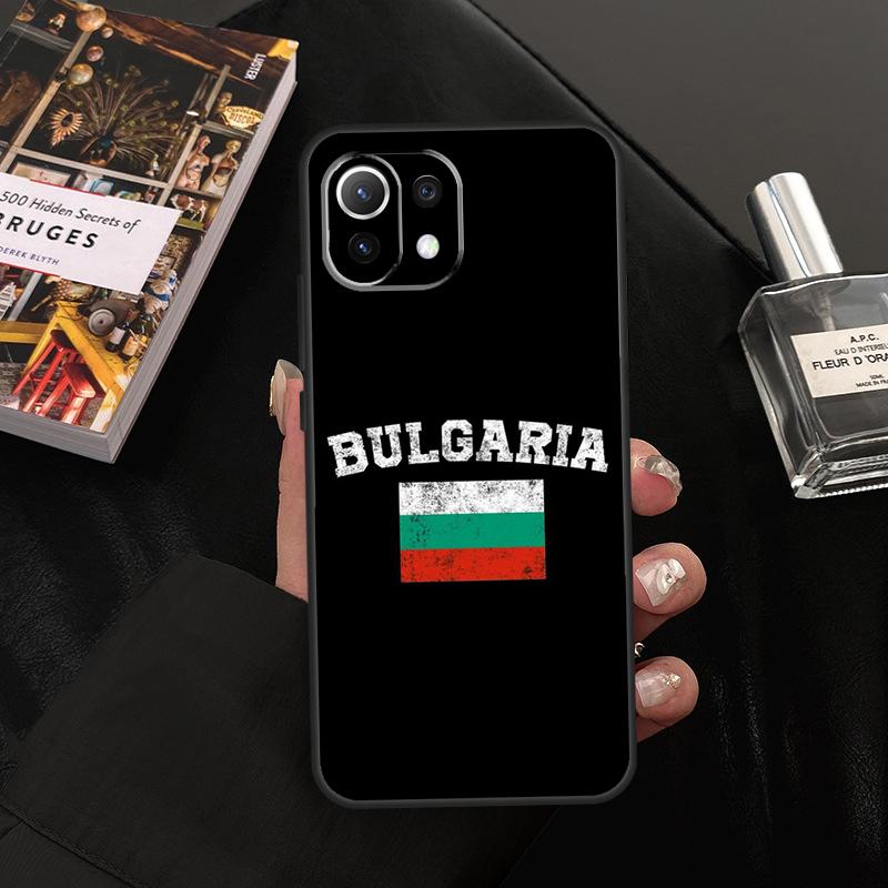 Bulgaria Flag Passport Map Case For Xiaomi 15 14 13 Ultra 11T 12T 13T 14T Pro POCO X7 Pro X3 X5 X6 F5 F6 M6 Pro Cover