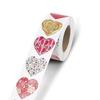 500pcs 1inch Red Heart Stickers for Valentine's Day Baking Packaging Sticker Envelope Seals Love Decorative Stickers