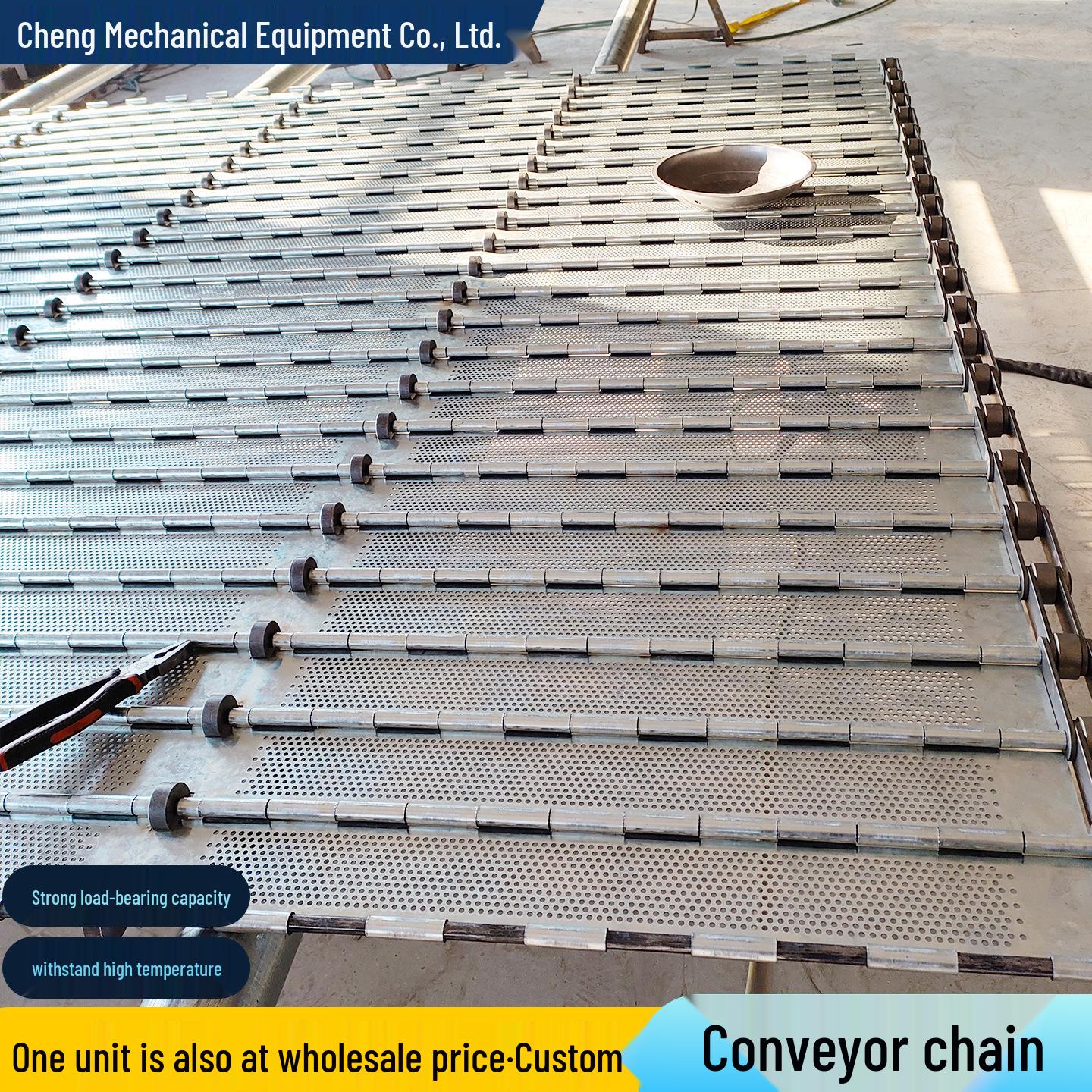 

Heavy-Duty Carbon Steel Chain Plate for Industrial Ore and Gravel Transport and Crushing