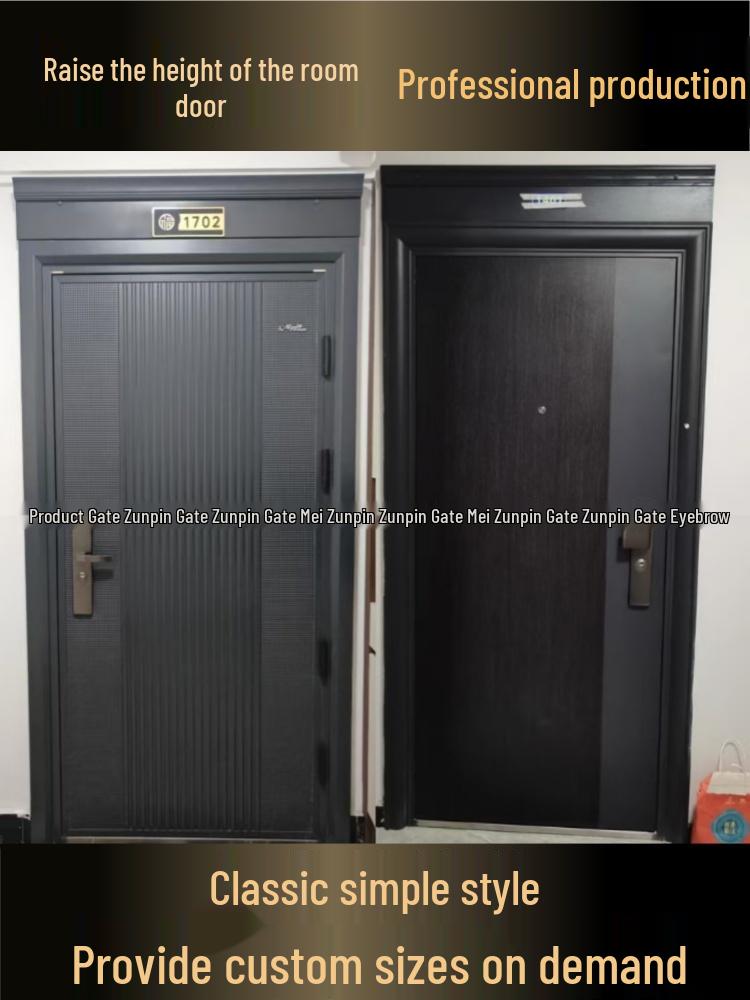 Lintel Heightening Anti-theft Entrance Door Customization & Beautification