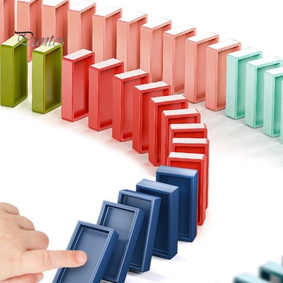 1 Set Kids Dominos Train Toy with Light Music Automatic Laying Domino Train Building Block Educational Electric Train Toy Toddler Boys Girls Gift