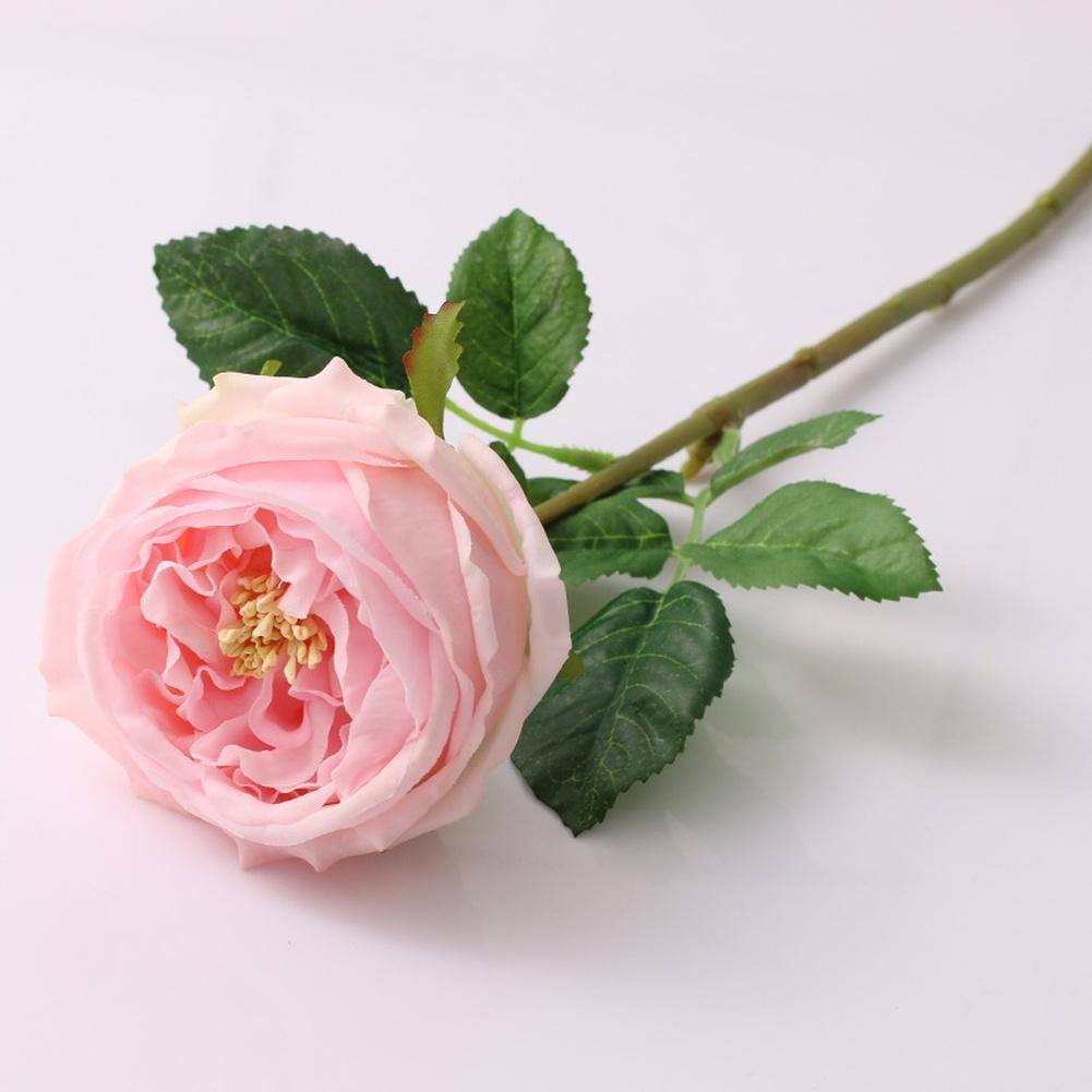 Artificial Rose Flower Arrangement for Home Decoration Wedding Party and Photography with Soft Fabric and Plastic