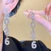 Sparkling Long Pendant Earrings Elegant 2026 Earrings New Year Earrings Jewelry For Special Events Christmas Party Anniversary