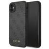 Guess Guhcn61G4Gfgr Iphone 11 / Xr 6,1Szary/Grey Hard Case 4G Metal Gold Logo