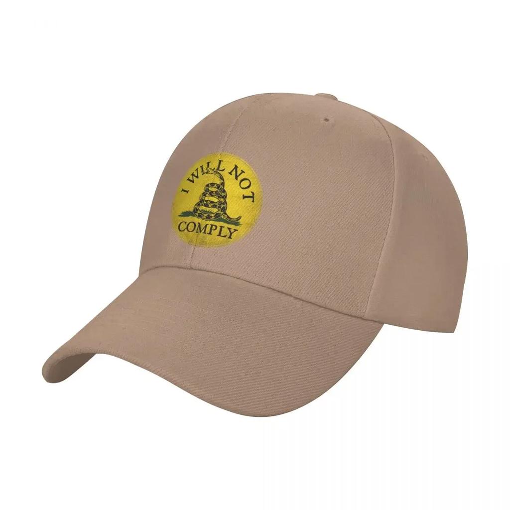 New I Will Not Comply With Dont Tread on Me Rattlesnake Baseball Cap Trucker Hat sun hat Hat Unisex For The Sun For Unisex Womens
