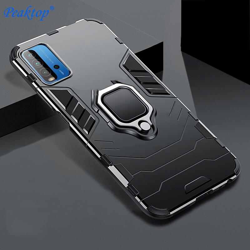 Armor Shockproof Coque for Xiaomi Redmi 9T Case for Redmy 9T 9 T T9 Redmi9T Funda Hard PC Car Magnetic Holder Protect Ring Cover