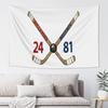 VIKAMA Ice Hockey Partner No 2481 Tapestry Retro Stick CP Supporting Background Cloth Living Room Decoration Home Decoration