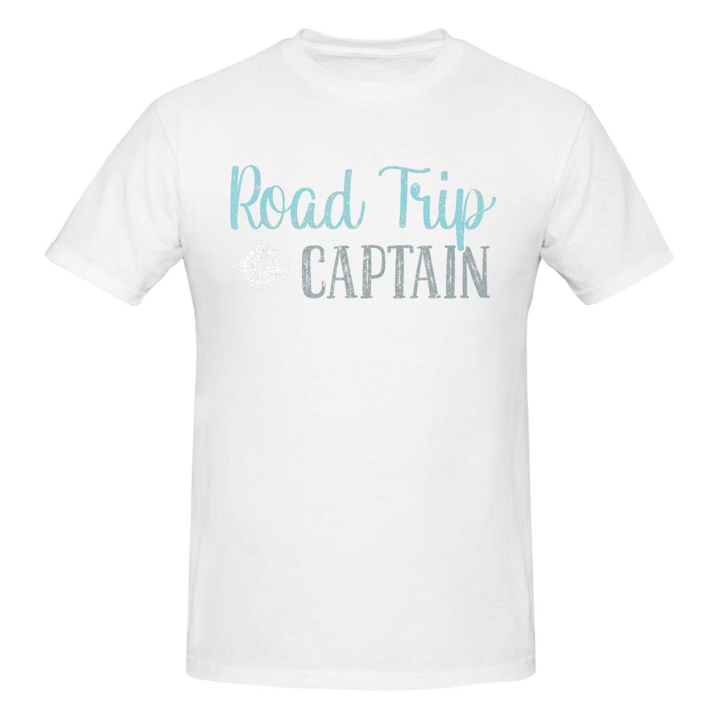 1 Piece Captain Funny 100 Cotton Tshirt Road Trip Tops Tees For Unisex