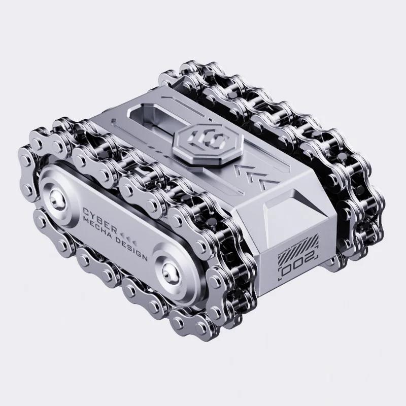 

Sprockets Small Tank Fingertip Flywheel Fidgeting Roller Spinner Metal Edc Relieve Stress Ease Workspace Desk Toys Anti Anxiety Lure