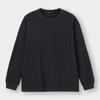 Gu By Uniqlo HeavyweighT Crewneck T  Long Sleeve 