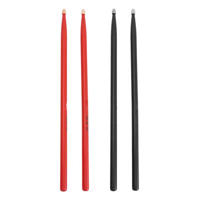 2 Pairs 5A Drum Sticks Maple Wood Jazz Practice Drumstick Replacement Percussion Accessories for Adults Kids Beginners