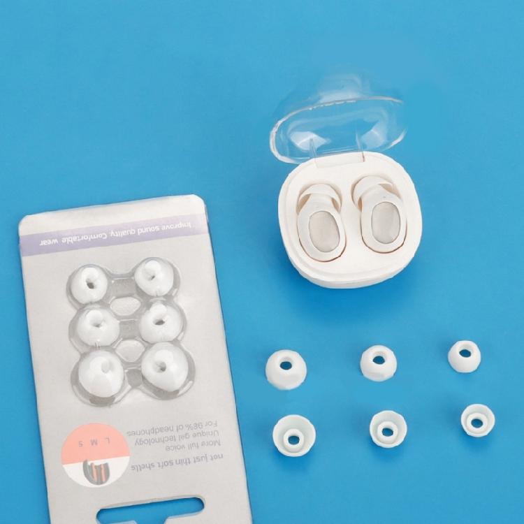 1Set Soft Silicone Ear Tips Earbuds for ComfoBuds Mini 10 Earphones Provides Comfort and Durability Washable