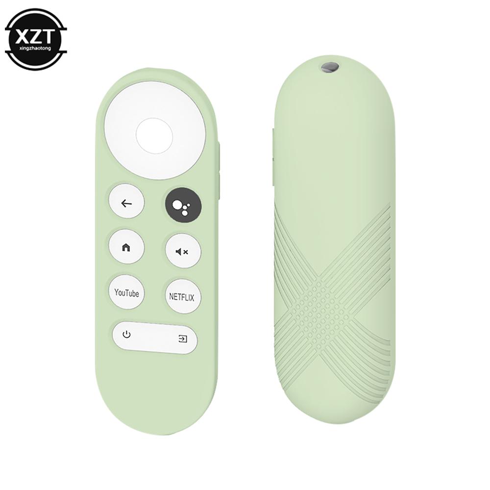 NEWEST Non-slip Soft Silicone Case For Chromecast Remote Control Protective Cover Shell for Google TV 2020 Voice Remote Control