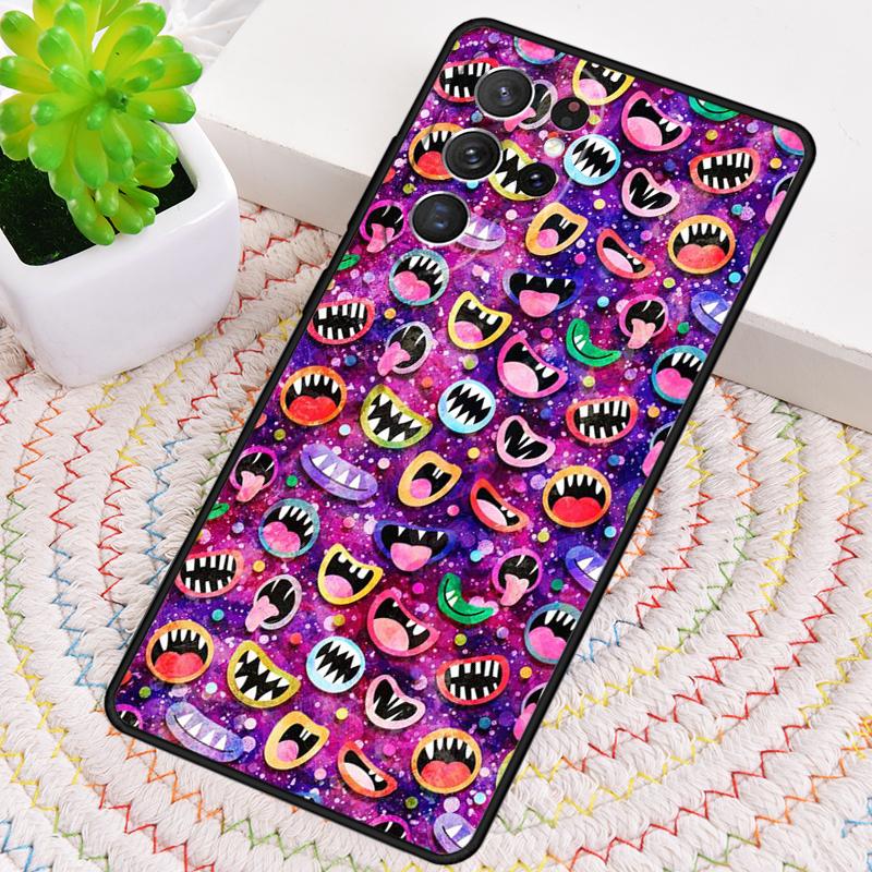 

Halloween Scary Eyeball Silicone Phone Case For Samsung Galaxy note 10 pro S26 S25 S24 S23 S22 S21 Plus S25Ultra Capa Cover Galaxy S24