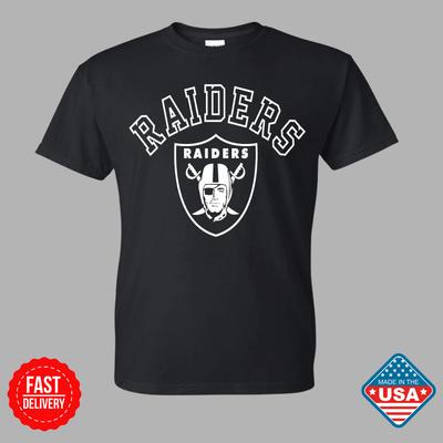 ! Las Vegas Raiders Logo T-Shirt Unisex - Größen S-5XL Inspiriertes Fan-Shirt Neues Unisex-T-Shirt