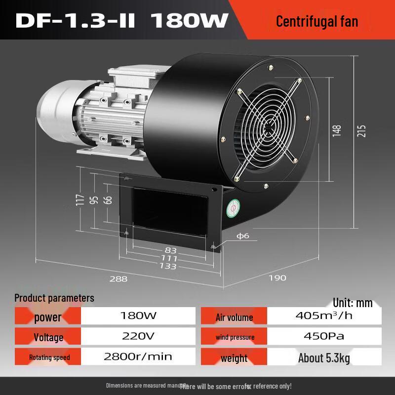 Aokewen High-Temperature Resistant DF Centrifugal Fan