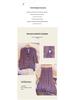 Plus Size Women's Elegant Purple Lace Top & Skirt Set for Spring/Autumn (130-300 Jin)