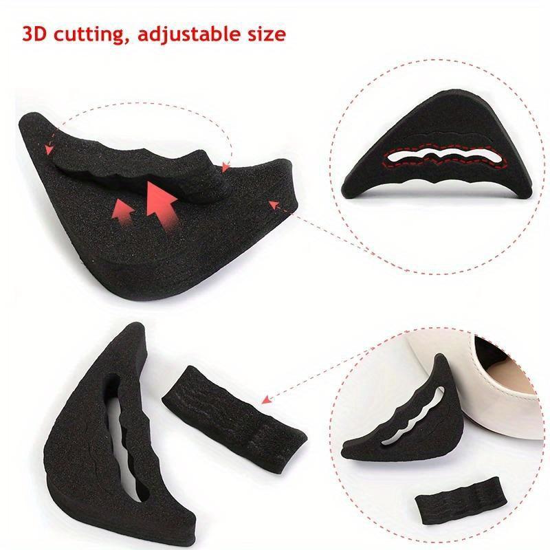 Women High Heels Toe Plug Comfortable Soft Insoles Forefoot Shock-Absorbing Toe Box Cushion Foot Care Products Shoe Accessories