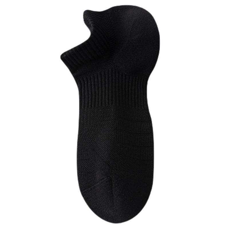 Short Socks for Men's Summer Sports, Loop Boat Socks, Anti-odor and Anti-pilling, Boneless Socks, Mesh, Breathable and Sweat-absorbing Running Socks