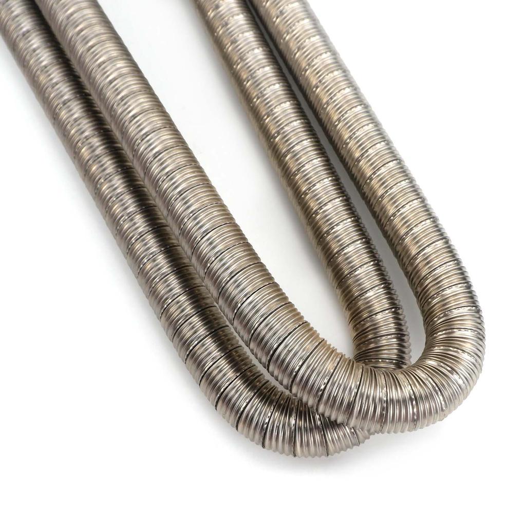 200cm 24mm Double Layer Exhaust Pipe Air Diesel Parking Heater Stainless Steel Tube Gas Vent Hose For Car Caravan Camper