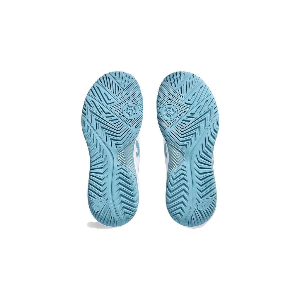 New Asics Gel Dedicate 8 GS 'White Gris Blue' 1044A077-100