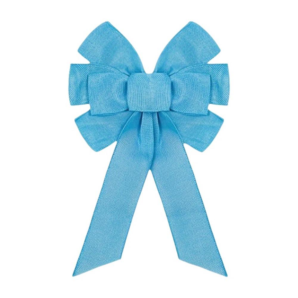 

New Large Size Spring Wreath Bow Colorful Design Handmade Wreath Ribbon Bows Tree Bows Door Hanger