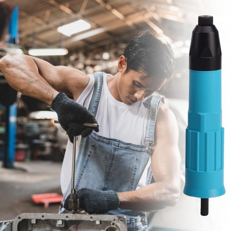 3Pcs Rivet Guns Adapter Set Suitable for Ergonomic Grip for Industrial Applications High Strength Riveter Conversion