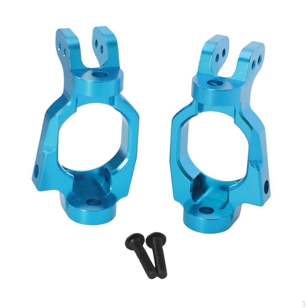 2 Pieces RC Car C Hub Carriers Caster Blocks Accessories Metal Spare Vehicle Parts for 1:7 Scale