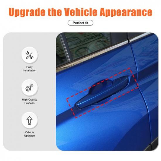 ABS Carbon Fiber Door Handle Cover Trim For Mitsubishi Eclipse Cross 2018-23