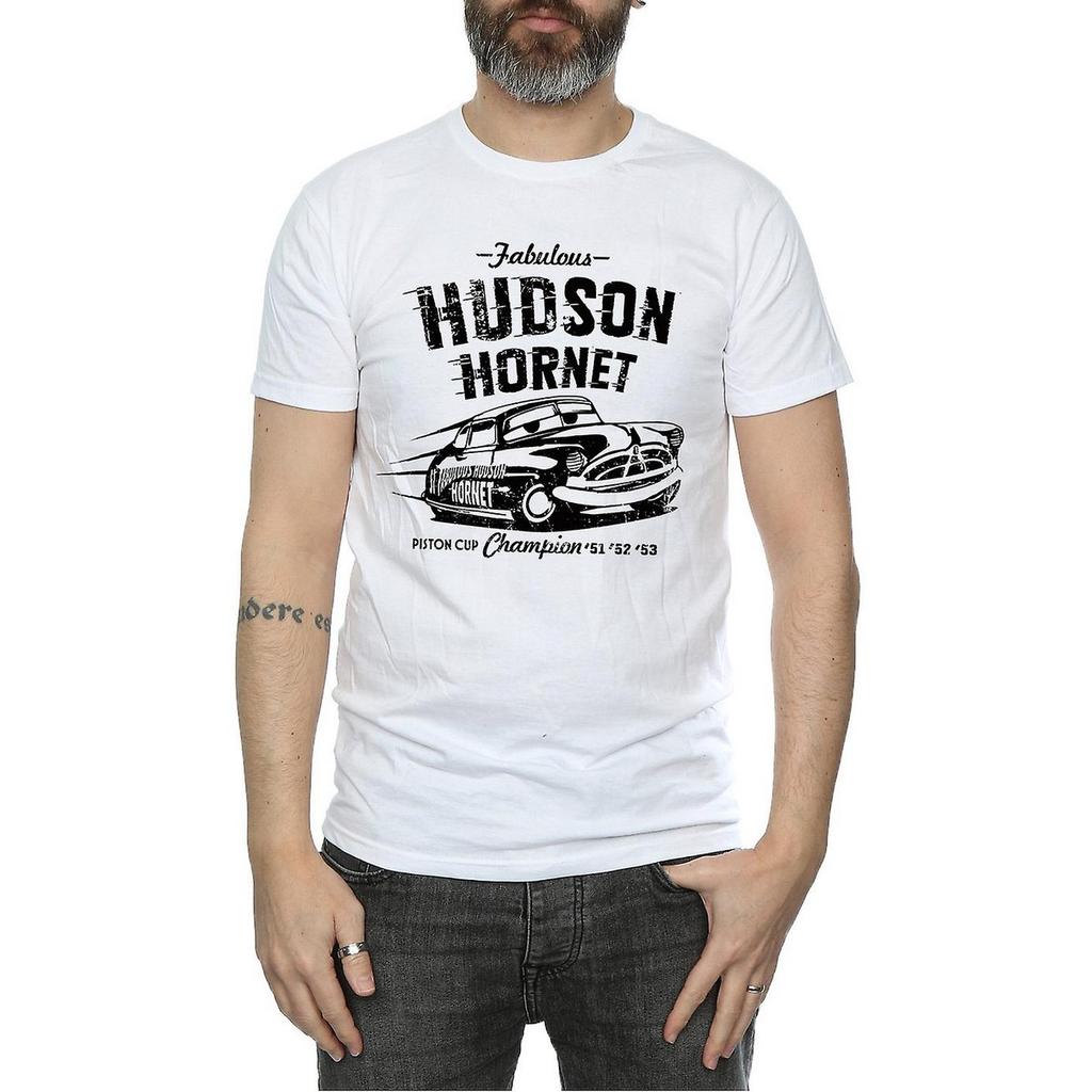 Cars Mens Hudson Hornet Cotton T-Shirt