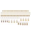 110pcs Hair Braid Rings DIY Dreadlocks Pendant Hair Braid Clips Hair Decoration Accessories