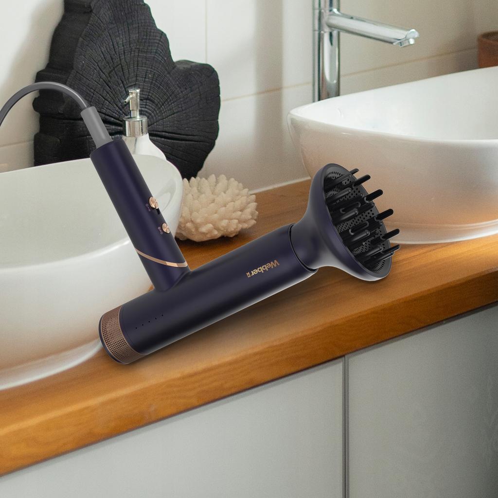 STELLA WEBBER 2000W 4-in-1 Hair Dryer with IONIZATION and Regulation