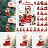 Christmas Dog Advent Calendar 24 Dog Themed Christmas Ornaments Holiday Countdown Calendar Dogs Wearing Red Shoes Perfect For Pet Lovers, Pet Owners