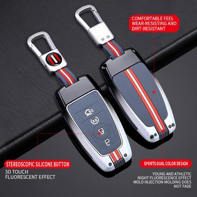 Metal Car Key Case Suitable for Ford Mondeo, Focus, Explorer, Edge, Expedition, F-450, F-350, F150, Fusion, Mustang and Everest