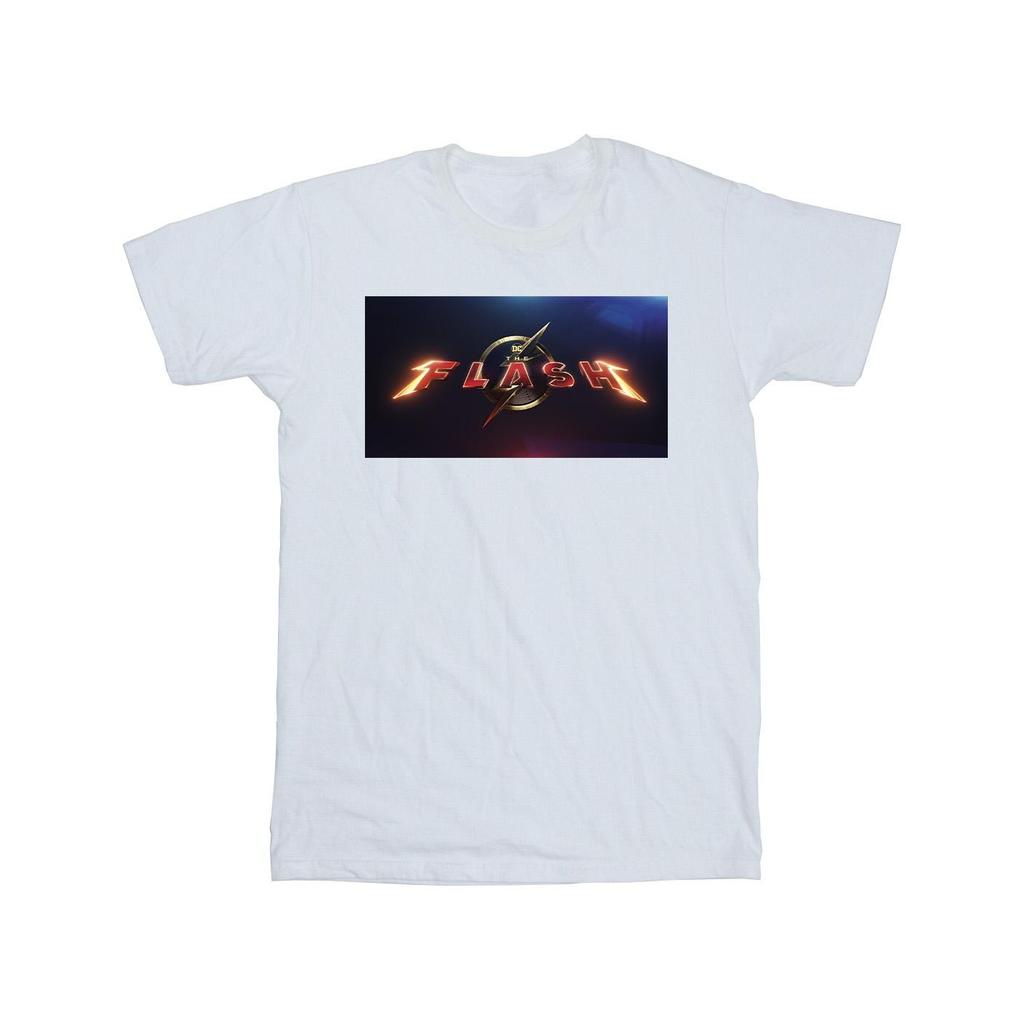 DC Comics Mens The Flash Movie Logo T-Shirt
