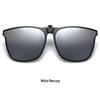 Trendy Polarized Clip-on Sunglasses for Myopia: UV Protection, Night Vision, Driving & Fishing, Unisex