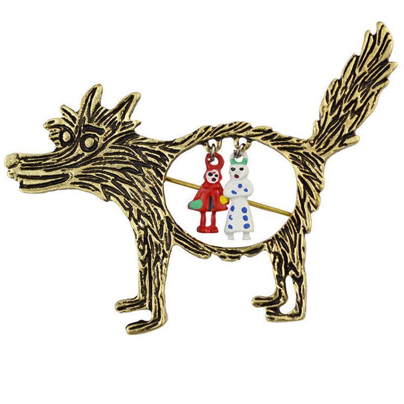 Fairy Tale Fashion Retro Metal Animal Fashion Brooch