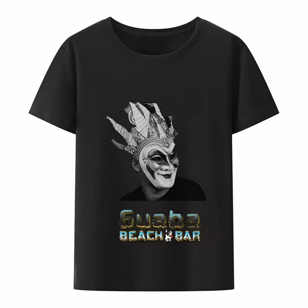 Lässiges Boris Brejcha DJ Masken T-Shirt Cooles Kurzes Herren Damen T-Shirt Männlich Hip-Hop Sommermode Hipster Ärmel Top