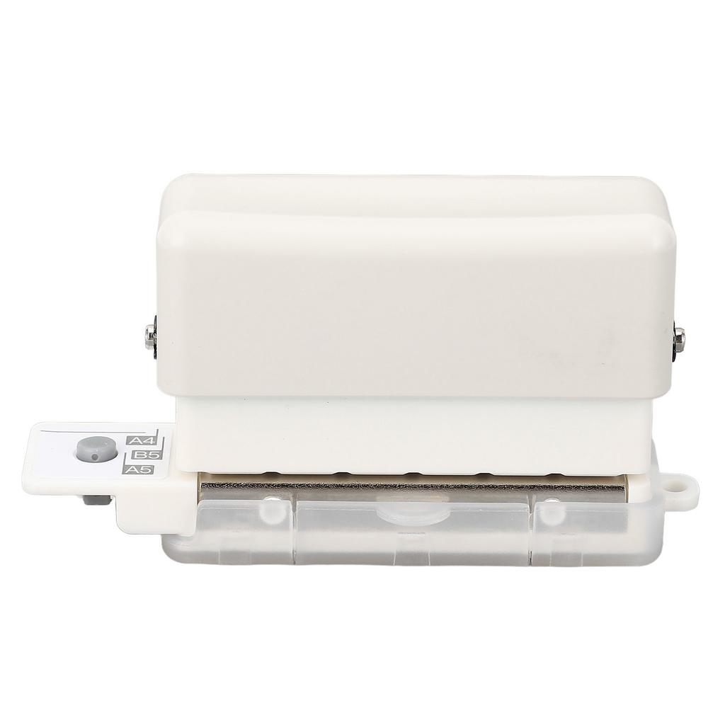 Hole Paper Punch White Color Accurate ABS Portable Mini 6 Holes Puncher for Home and Office