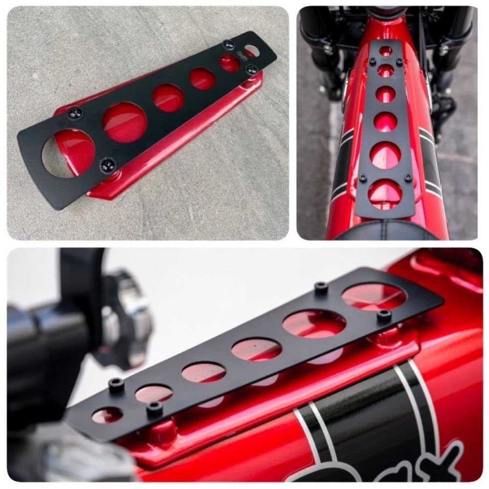 Diabolus Diablo Custom Works Middle Protector for Honda DAX125 (Red) (DX024)