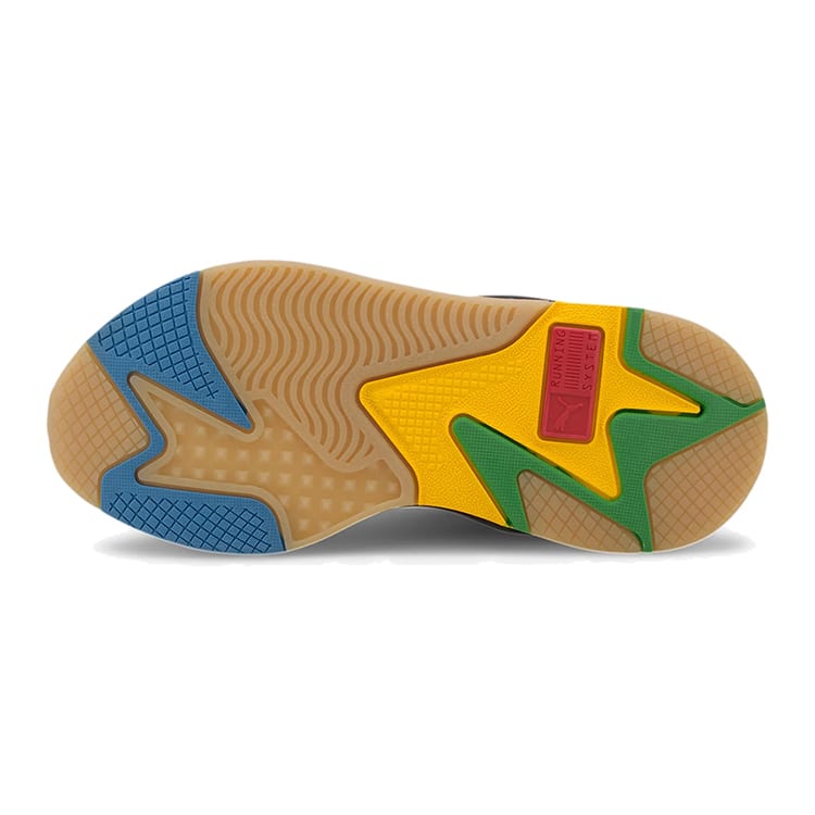 Puma Zapatos de Estilo de Vida para Niños RS X de Caña Baja Negro Blanco Rojo Adolescentes 374498-01