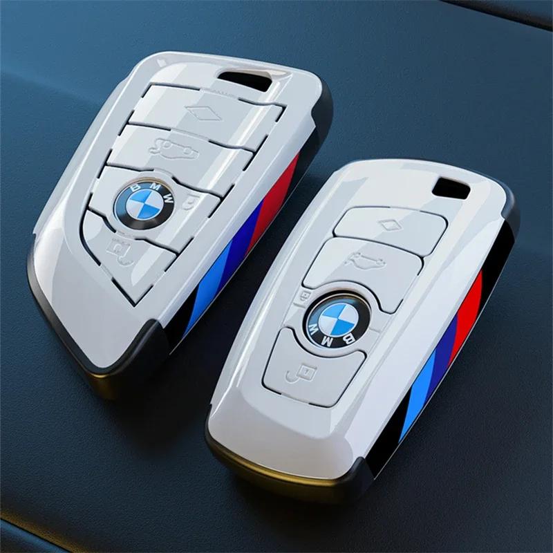 Key Case Cover Fibler Silicone For BMW X1 X3 X4 X5 X6 F15 F16 F48 G30 G38 525 540 740 1 2 5 7 Series 218i Case