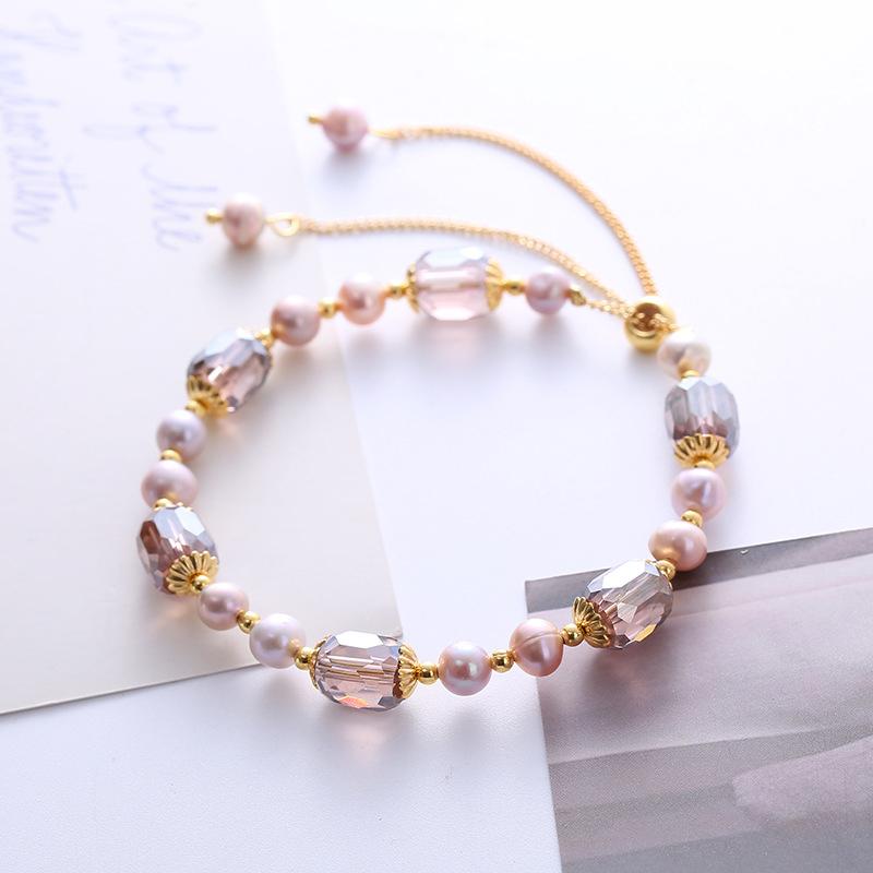 Fashion Classic Pearl Bracelet For Women Girls High Quality Pearl Adjustable Beaded Bracelet Fine Jewelry Accessories Gifts