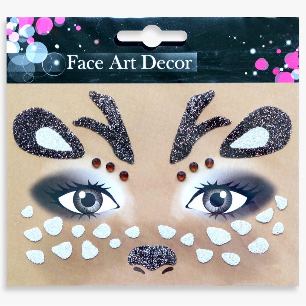 Carnival Festival Party Face Stickers Valentine's Day Face Stickers Makeup Stickers Children's Decorative Stickers