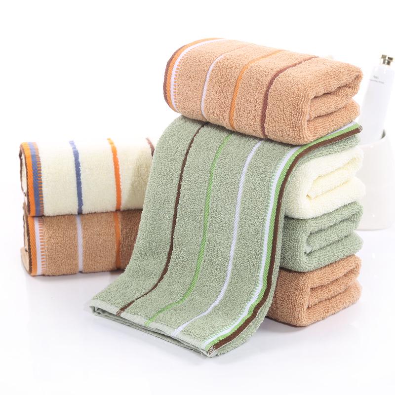 

Pure Cotton Thickened Soft Adult Face Towel - Plain Color, Ideal for Household or Custom Embroidery Gifts 33x73 cm