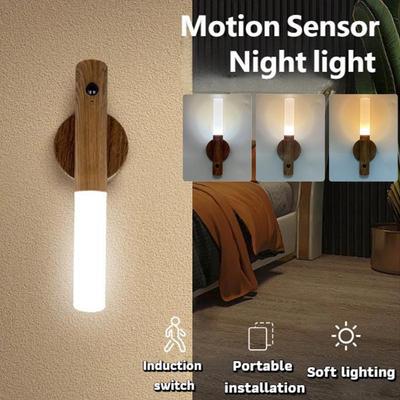 Kreatives Intelligentes Auto PIR Bewegungssensor LED Wiederaufladbares Magnetisches Nachtlicht Wandleuchte Schlafsaalleuchte Küchenschrankleuchte Lampe Geschenk
