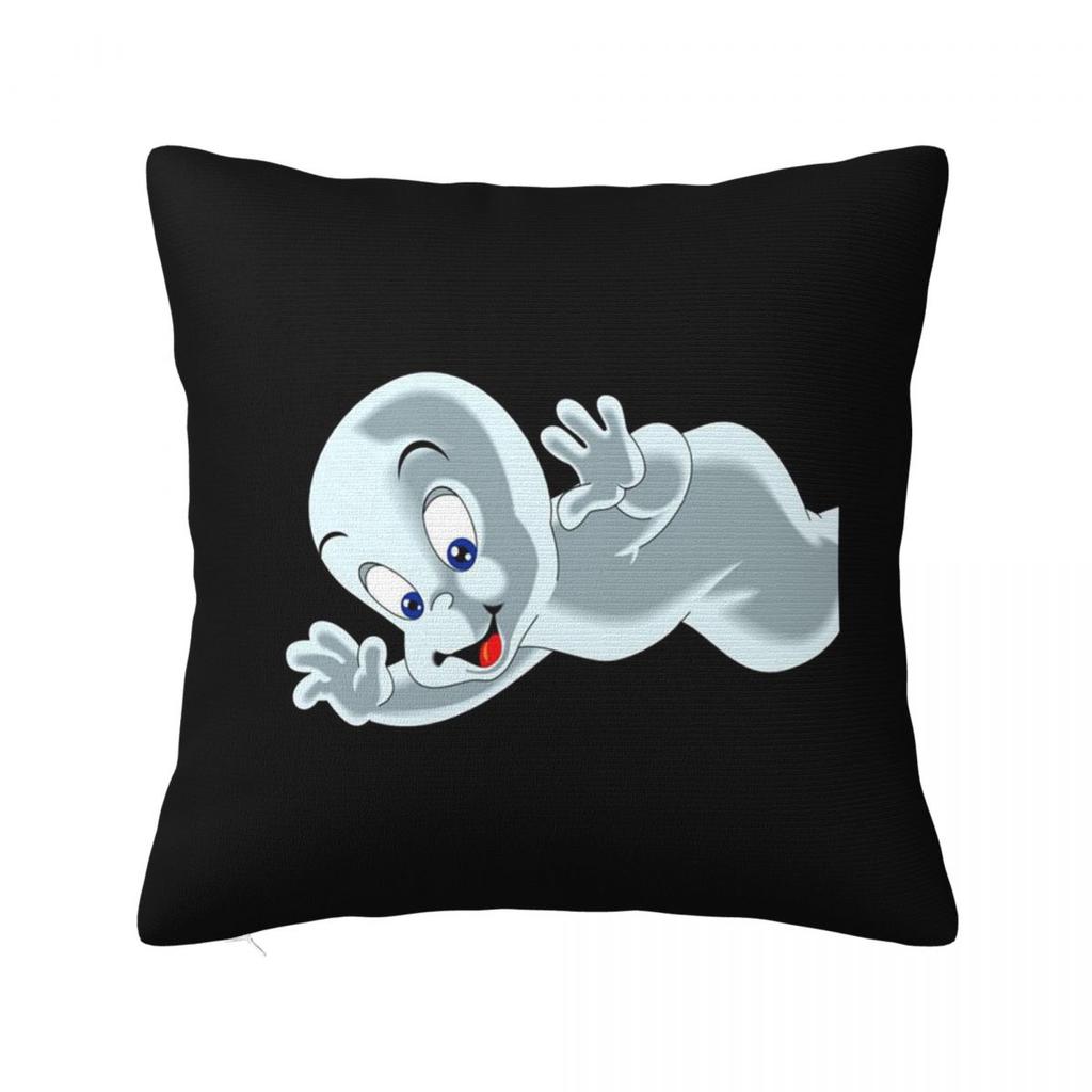 Federa Cuscino Quadrata Casper il Fantasma Amichevole Copricuscino Federa Cuscino Copricuscino da Lancio per Casa Divano Soggiorno