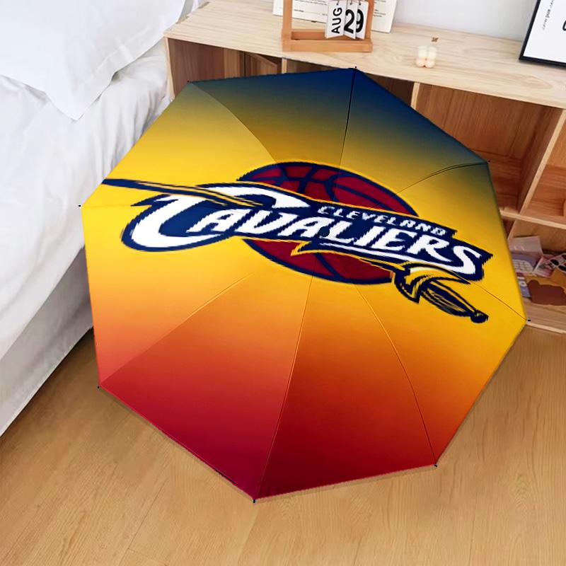 Cleveland Lights Shadows Umbrella Folding umbrella, automatic umbrella 8-Frame for Travel, camping Use Gift for Halloween Christmas